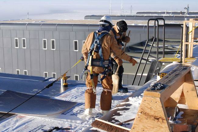 winter roof